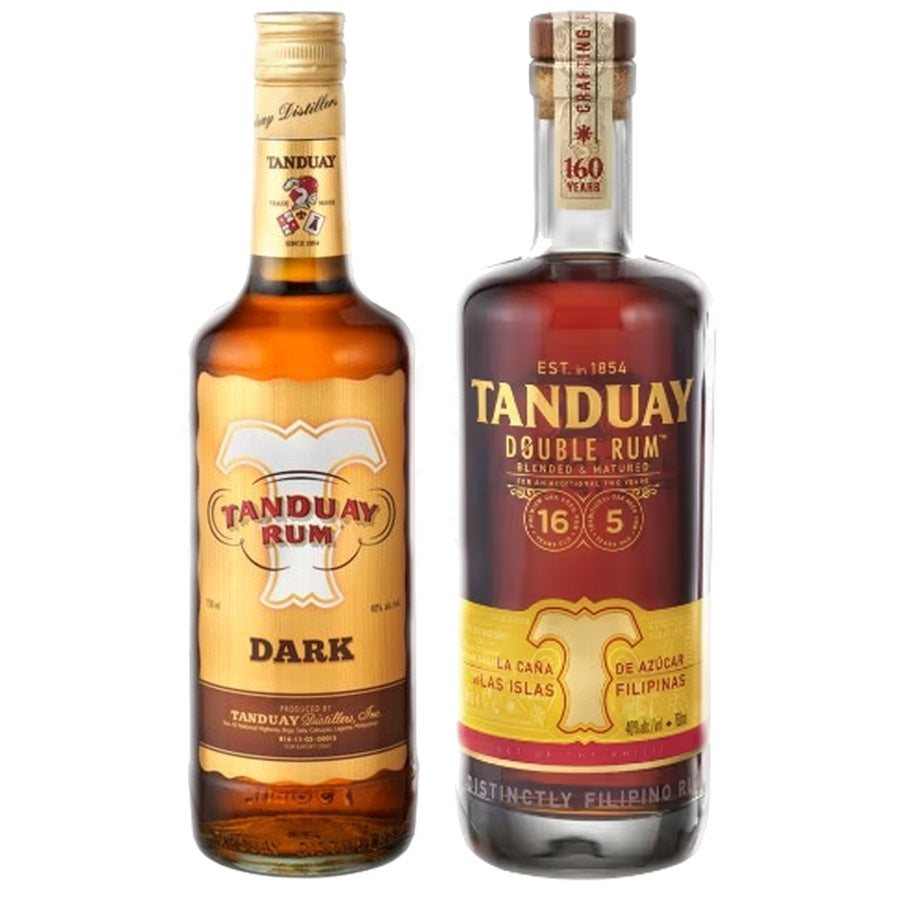 Tanduay Dark Rum and Tanduay Double Rum 16 Yr