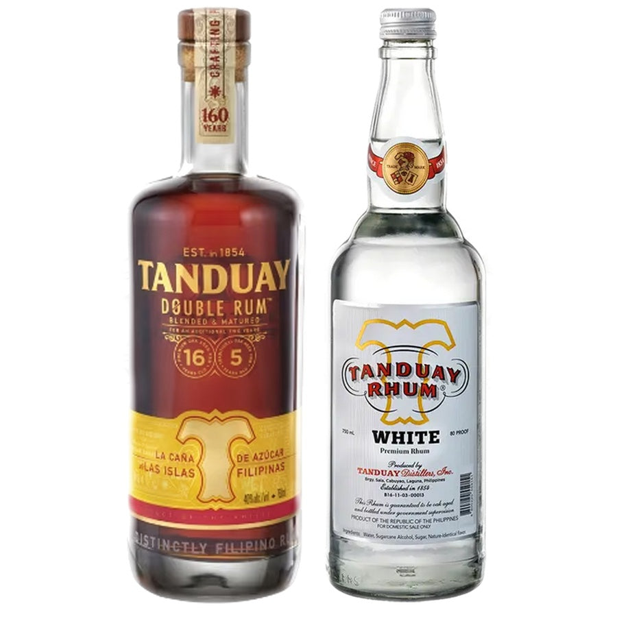Tanduay Double Rum 16 Yr and Tanduay White Rum