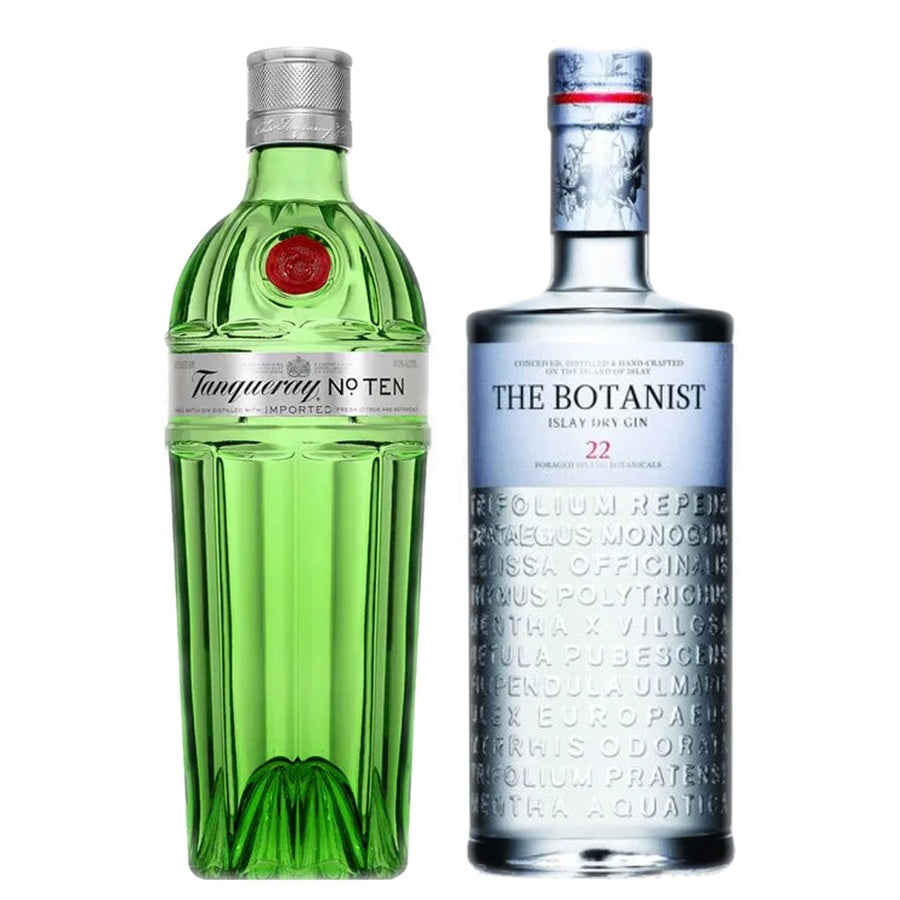 Tanqueray No. Ten Gin and The Botanist Islay Dry Gin