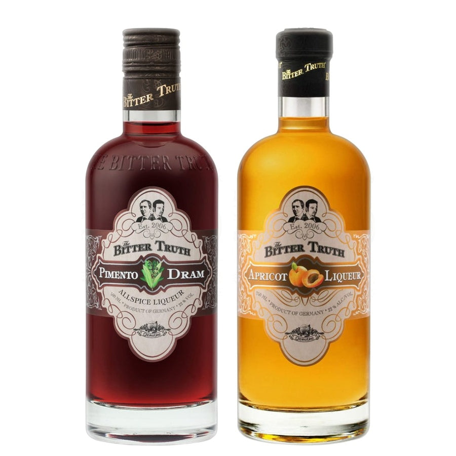 The Bitter Truth All Spice Liqueur Pimento Dram and The Bitter Truth Apricot Liqueur
