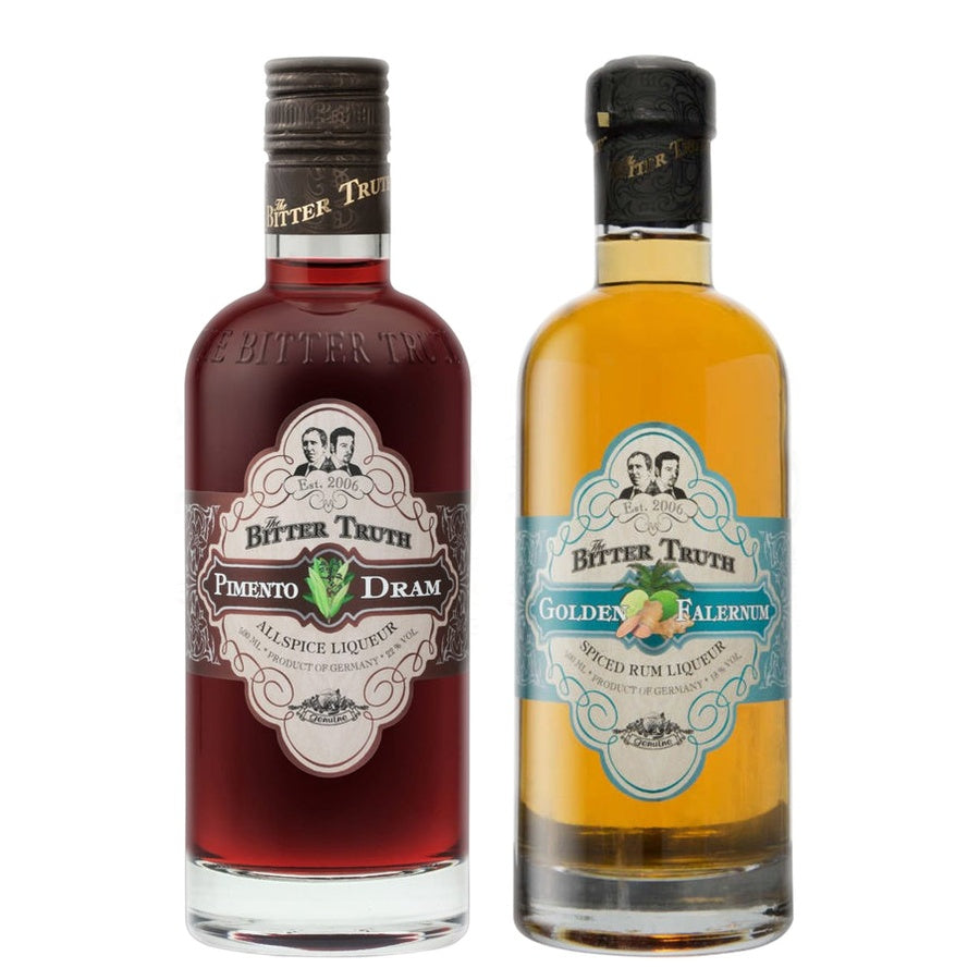 The Bitter Truth All Spice Liqueur Pimento Dram and The Bitter Truth Golden Falernum Rum Liqueur