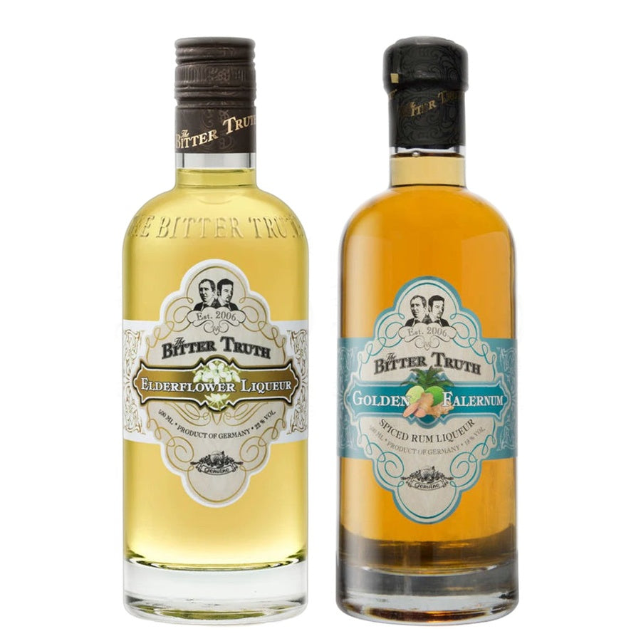 The Bitter Truth Elderflower Liqueur and The Bitter Truth Golden Falernum Rum Liqueur
