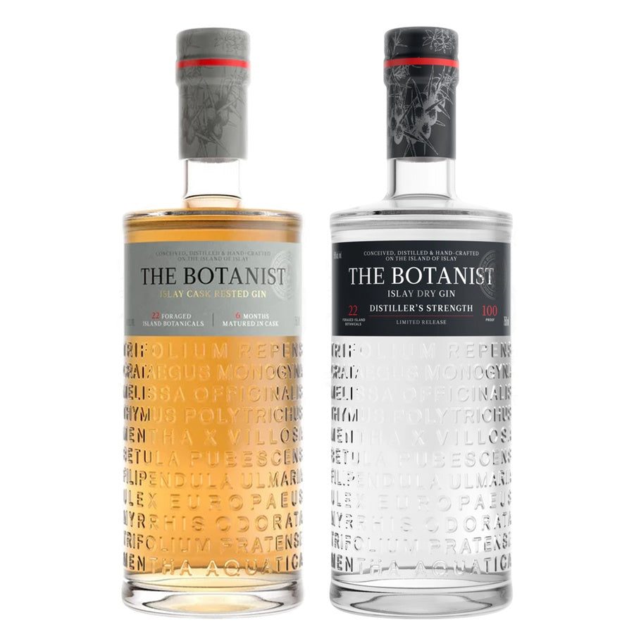The Botanist Aged Gin and The Botanist Dist Strength