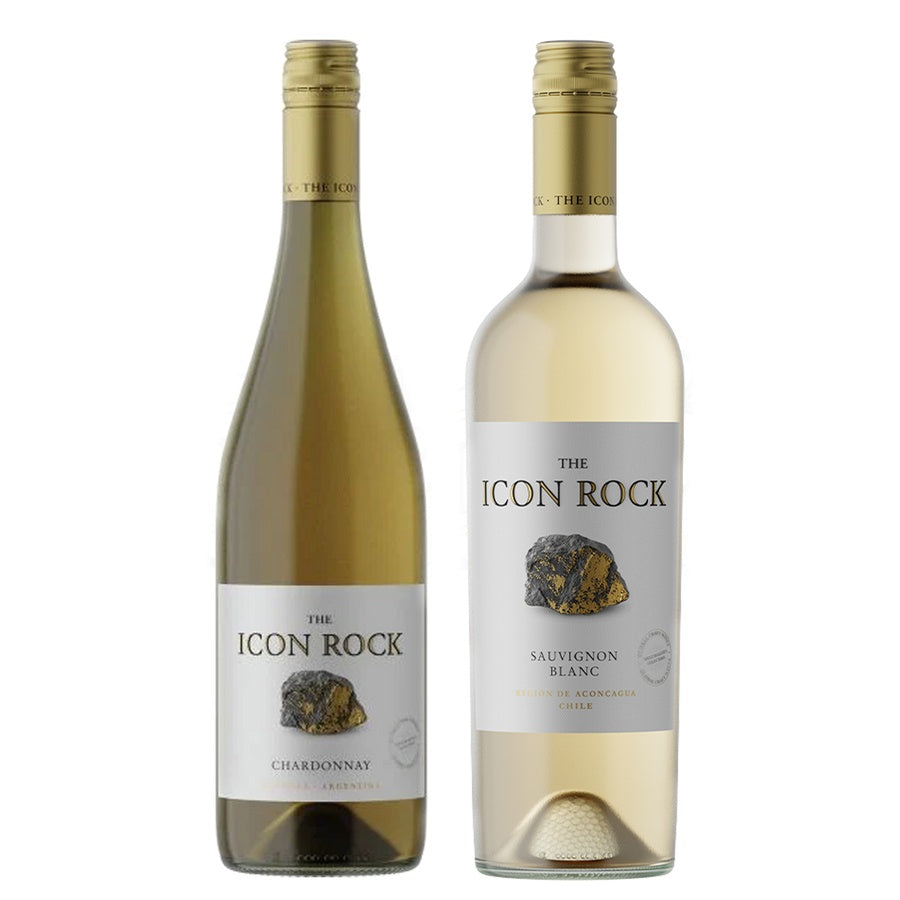 The Icon Rock Chardonnay and The Icon Rock Sauvignon Blanc