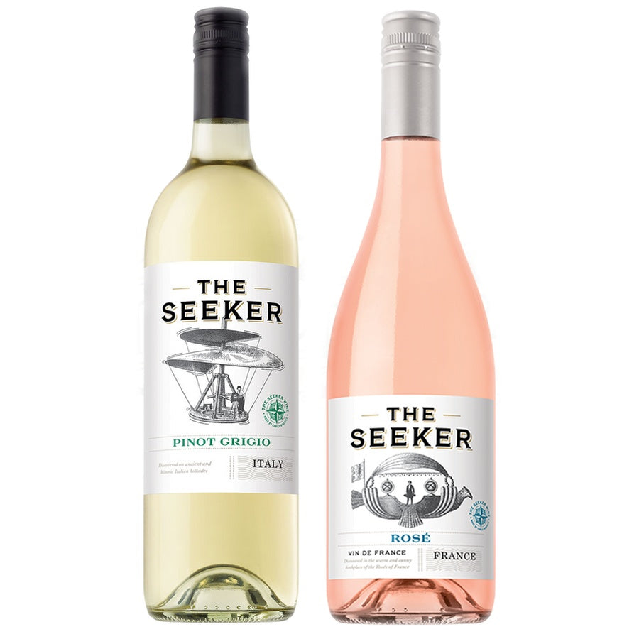 The Seeker Pinot Grigio and The Seeker Rose