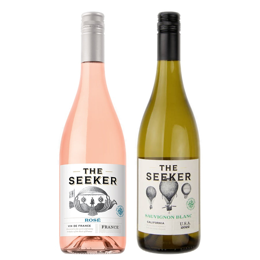 The Seeker Rose and The Seeker Sauvignon Blanc