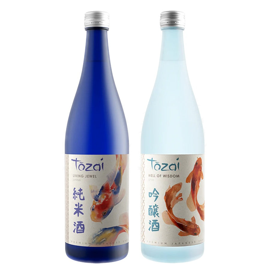 Tozai Living Jewel Junmai Sake and Tozai Well of Wisdom Sake