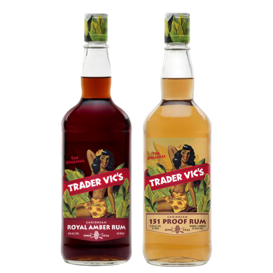 Trader Vic's Dark Rum and Trader Vic's Overproof Rum 151