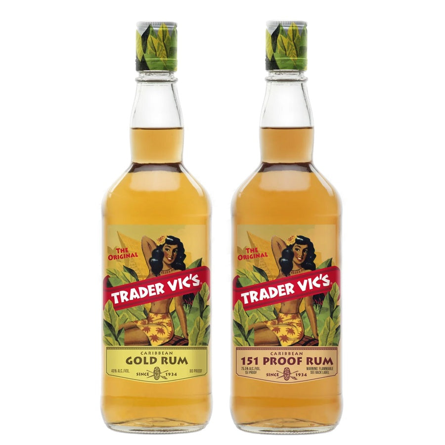 Trader Vic's Gold Rum and Trader Vic's Overproof Rum 151