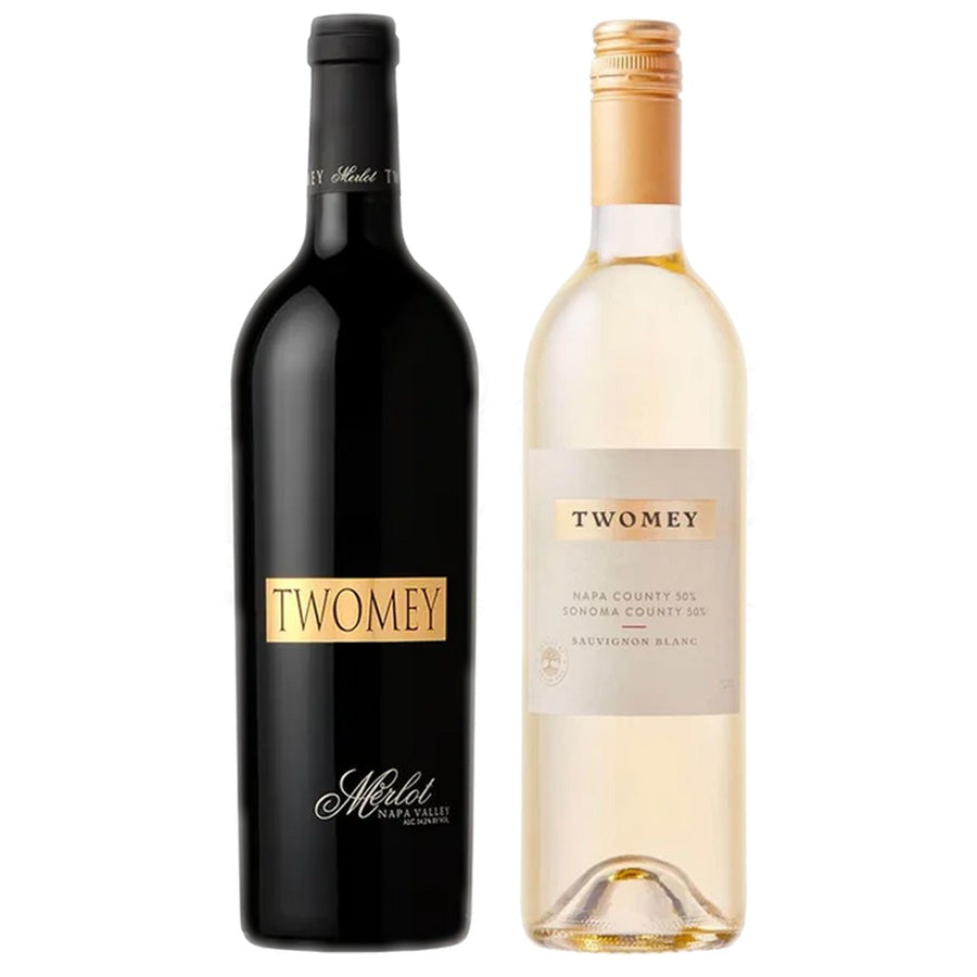 Twomey Merlot and Twomey Sauvignon Blanc