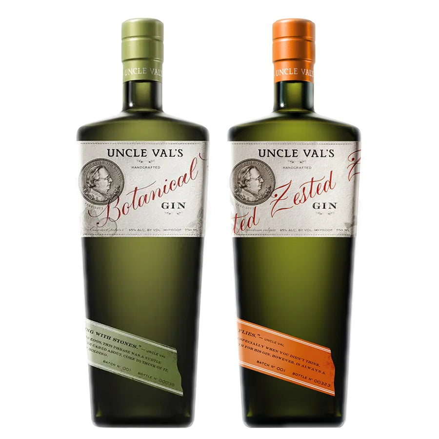 Uncle Vals Gin Botanical and Uncle Vals Gin Zested