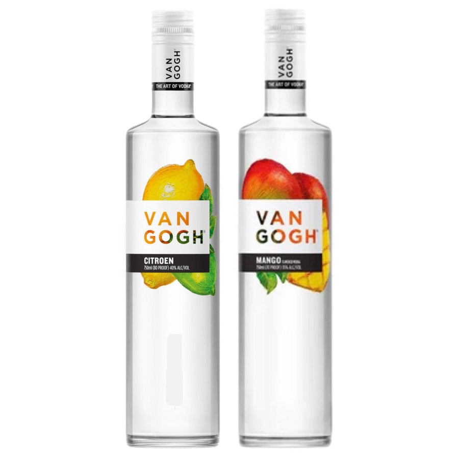Van Gogh Citrus Flavored Vodka Citroen and Van Gogh Mango Vodka