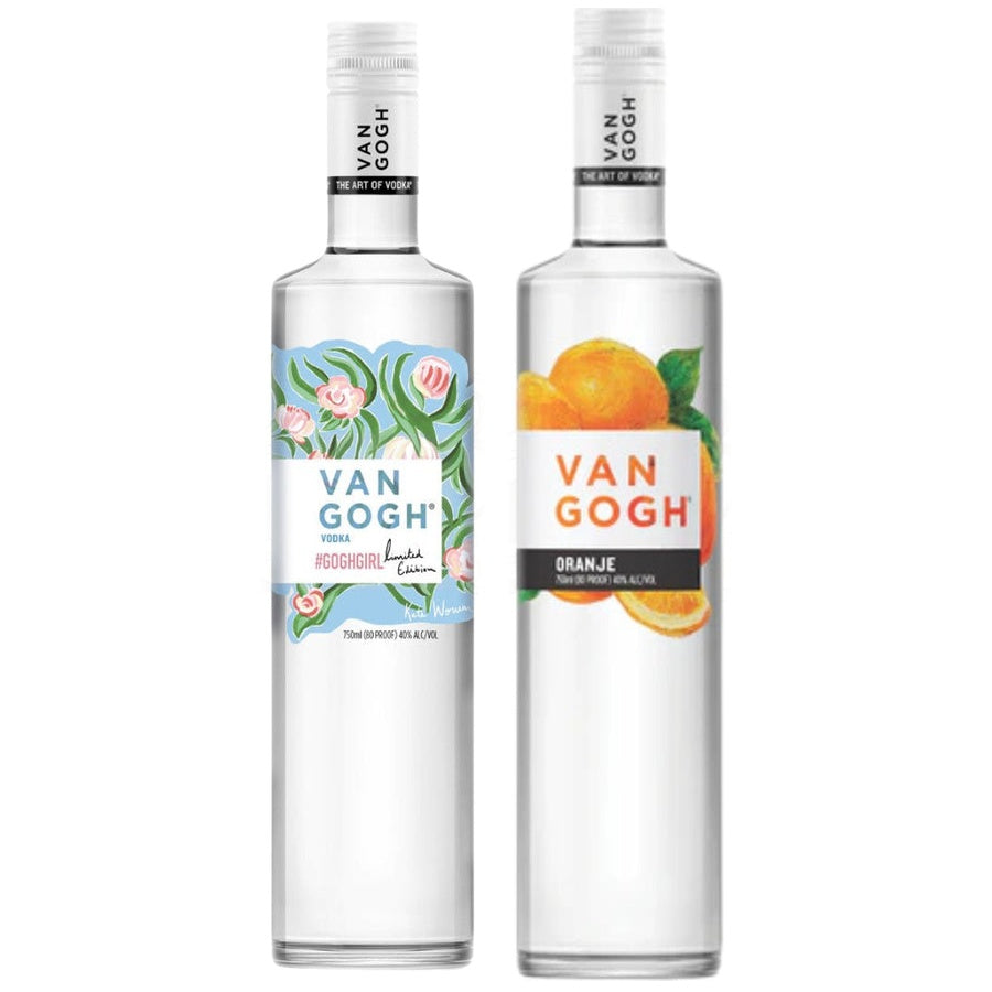 Van Gogh Goghgirl Vodka and Van Gogh Orange Flavored Vodka Oranje