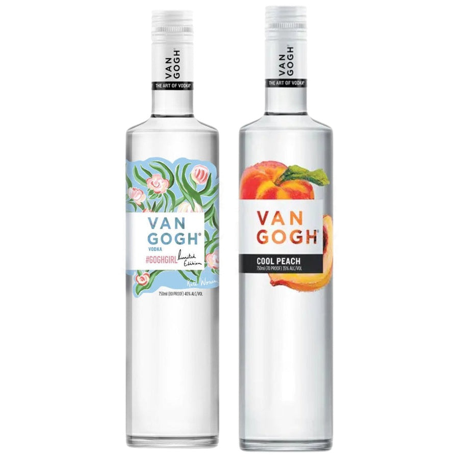 Van Gogh Goghgirl Vodka and Van Gogh Peach Flavored Vodka Cool Peach