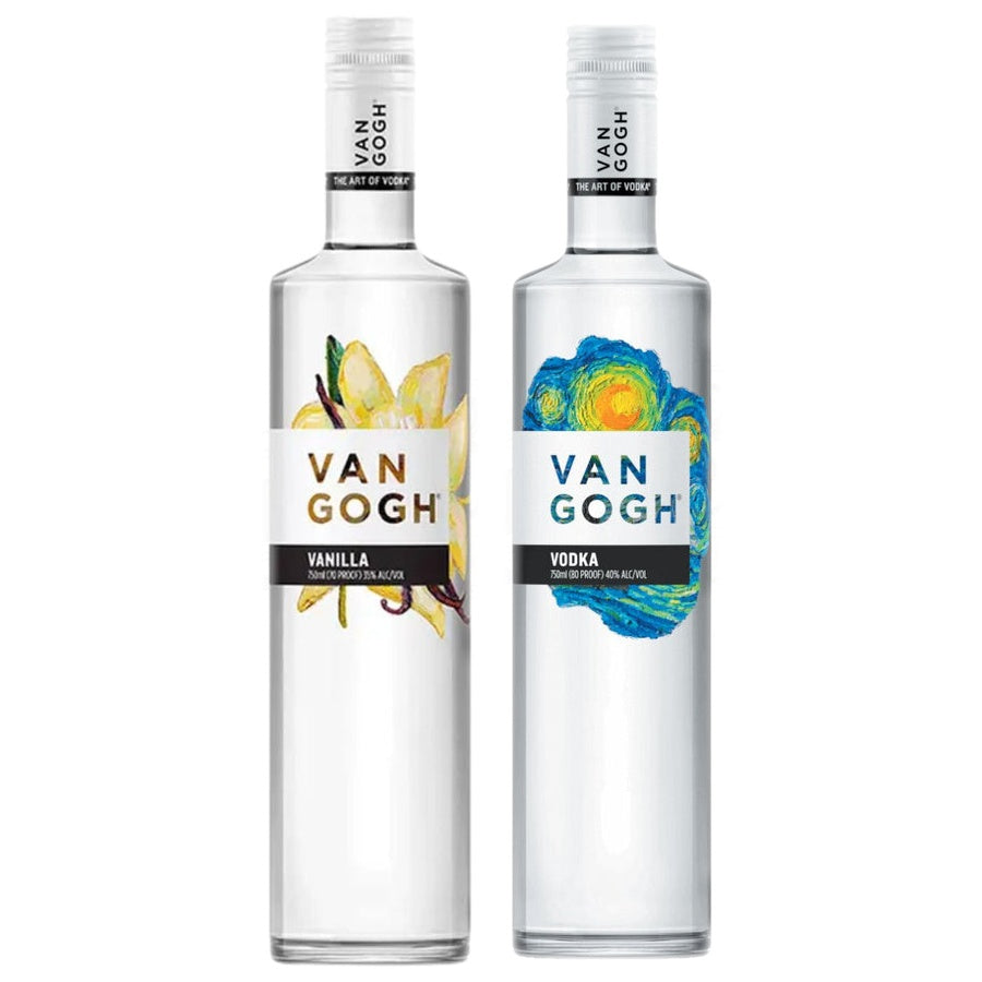 Van Gogh Vanilla Flavored Vodka and Van Gogh Vodka