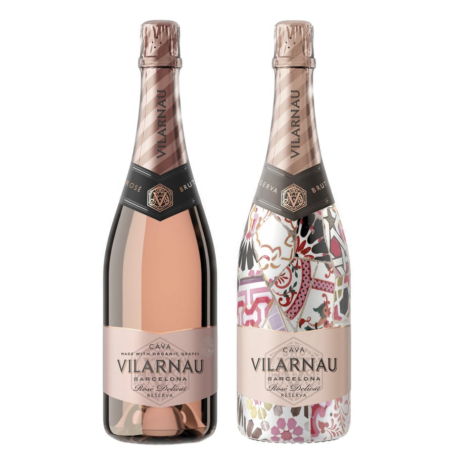 Vilarnau Cava Brut Rose and Vilarnau Cava Brut Rose Reserva