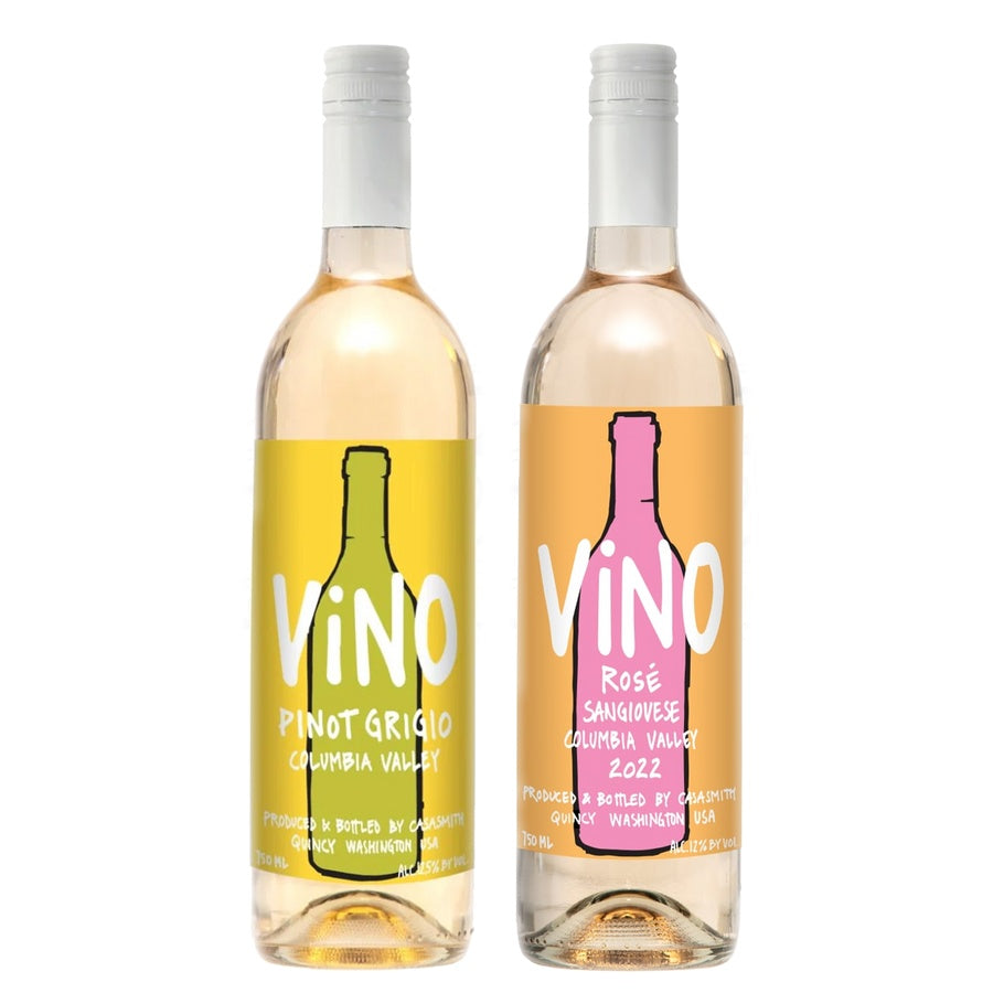 ViNO Pinot Grigio and ViNO Rose