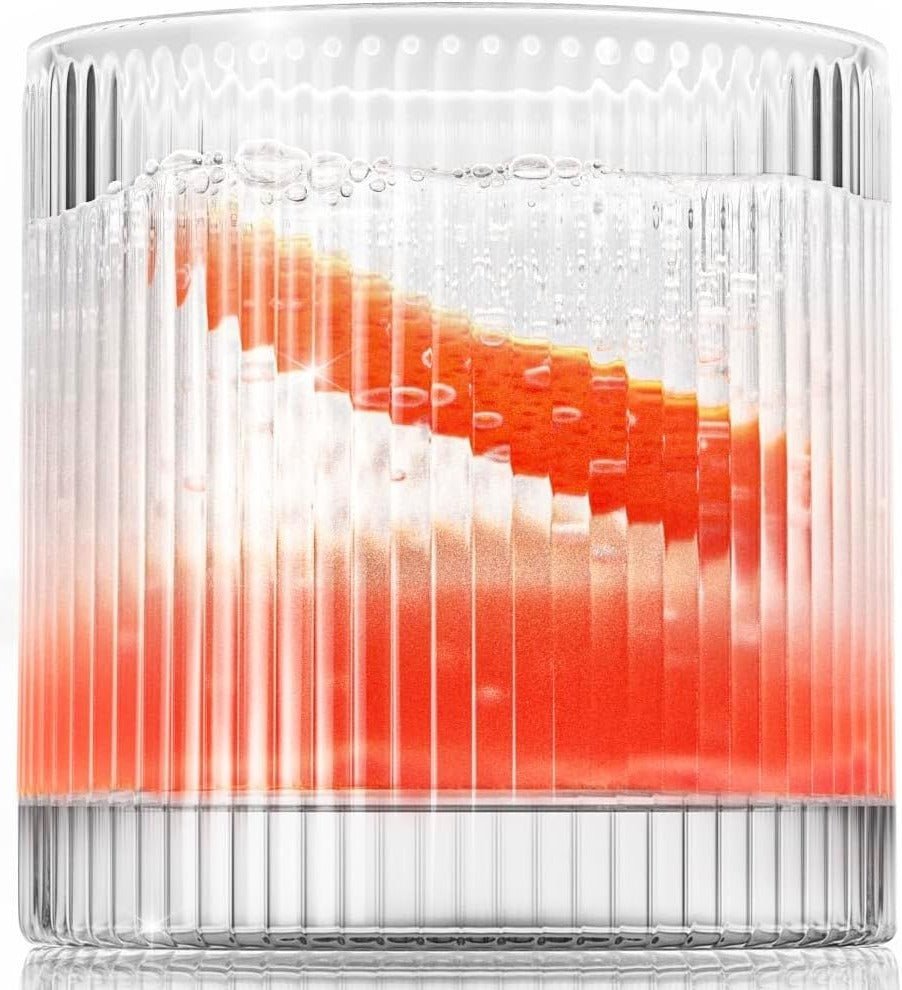 Vintage Straight Line Tumbler - 10oz (Set of 2 or 4) - BottleBuzz