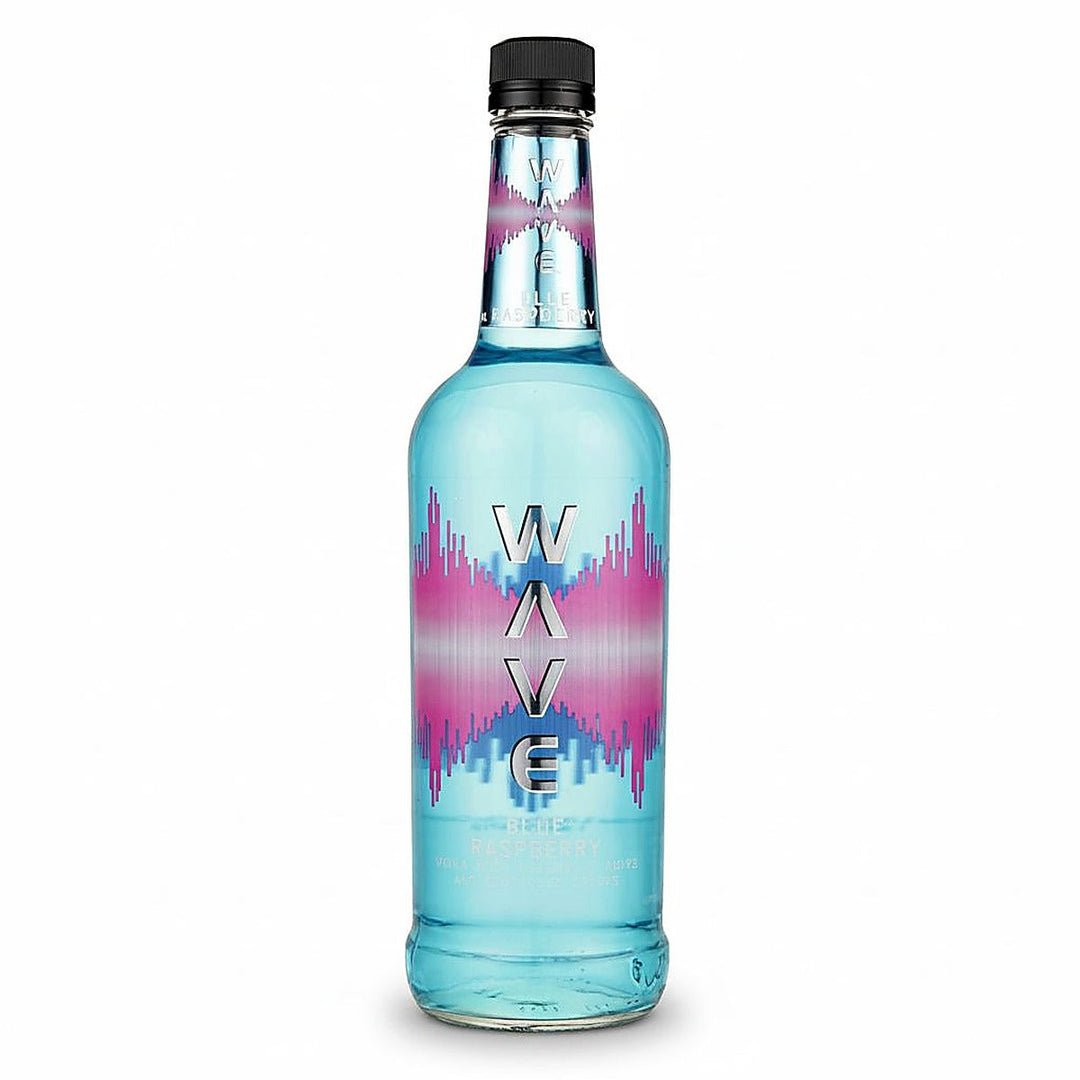 Wave Blue Raspberry Flavored Vodka 50ml 12 Pack