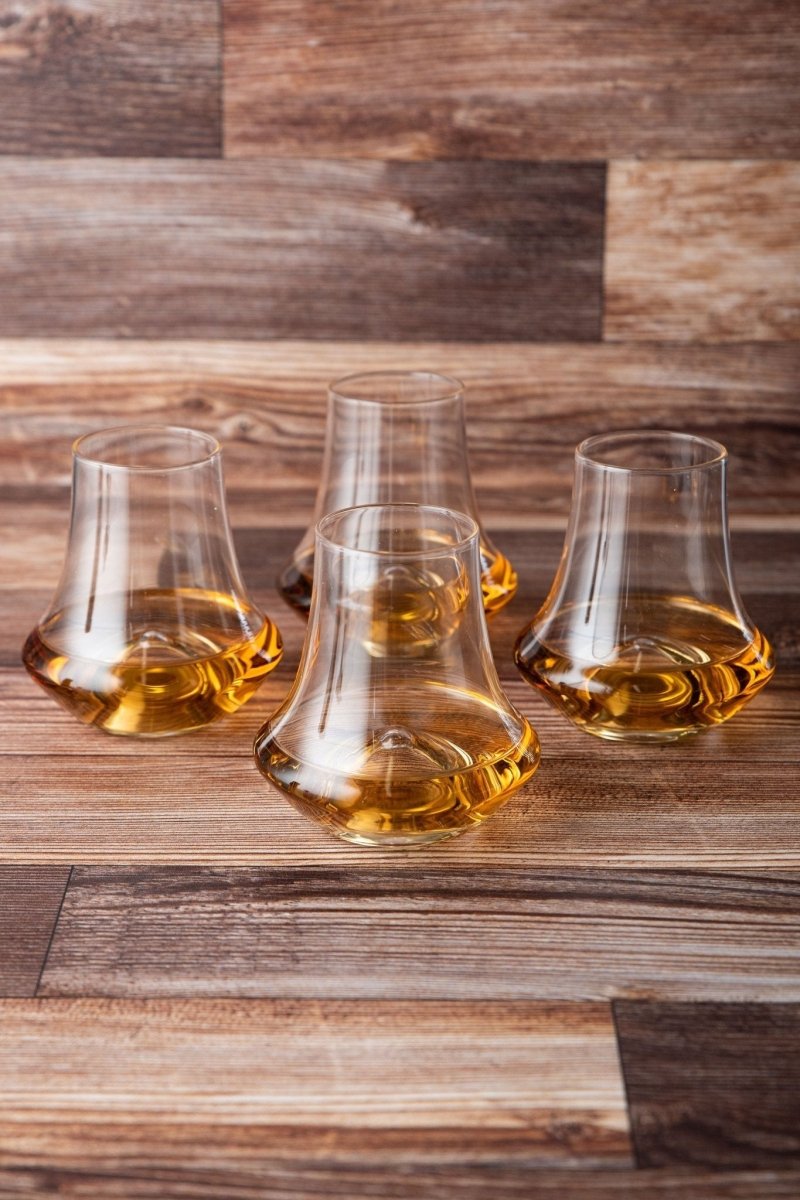 Whiskey Snifter Glasses - Set of 2/4 - (250 mL / 8.5 fl. oz) - BottleBuzz