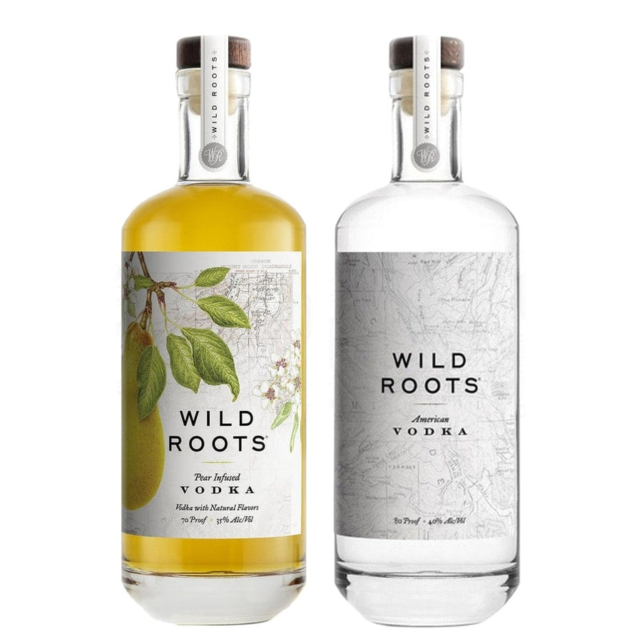 Wild Roots Pear Infused Vodka and Wild Roots Vodka