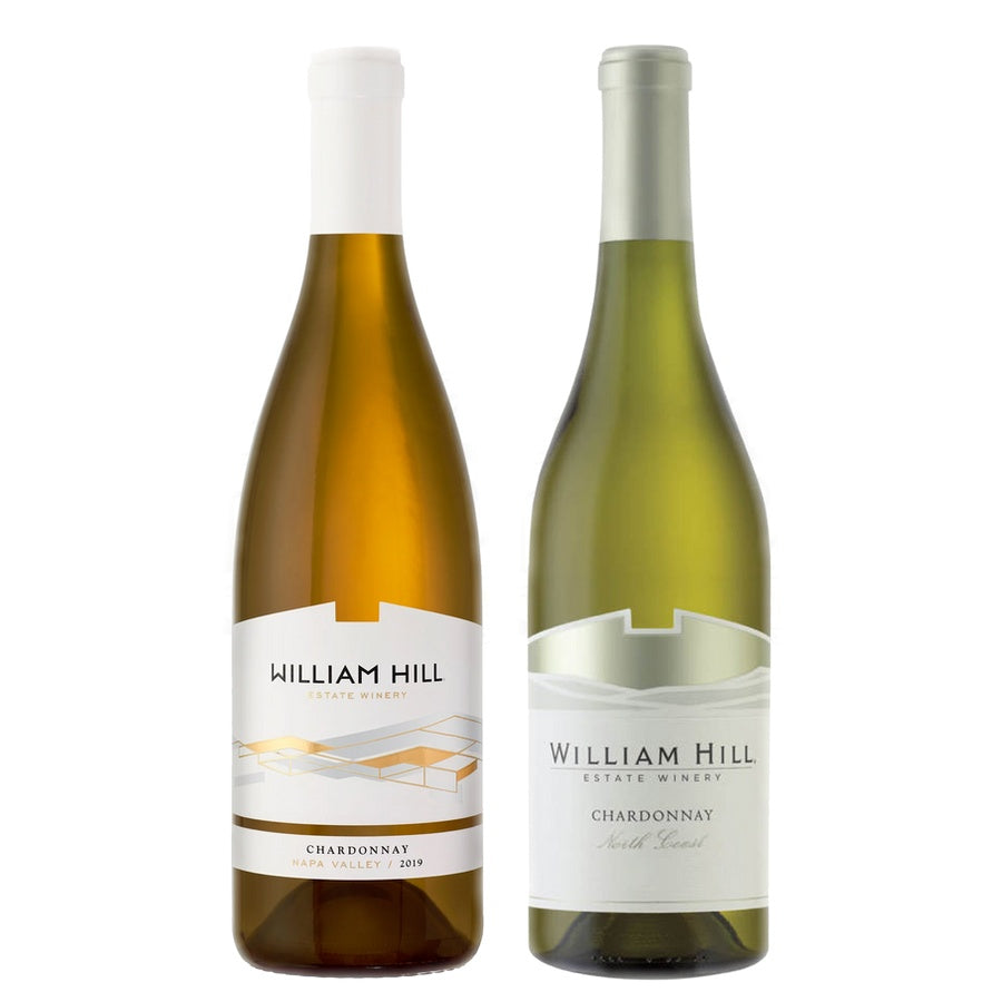 William Hill Chardonnay California and William Hill Chardonnay North Coast