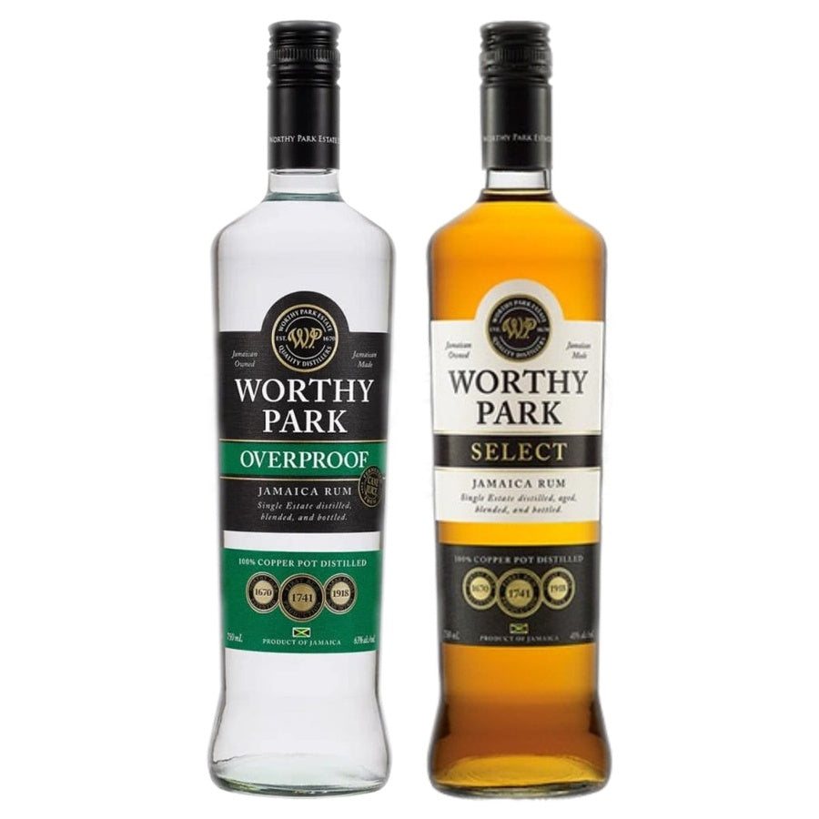 Worthy Park Over proof Rum and Worthy Park Select Rum