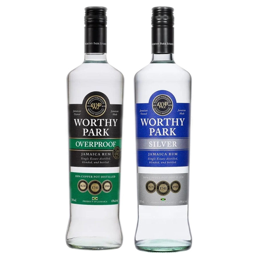 Worthy Park Over proof Rum and Worthy Park Silver Rum