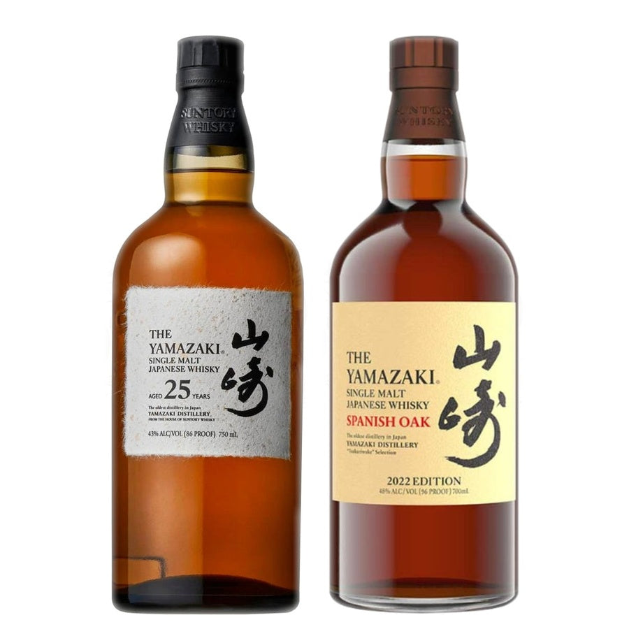 Yamazaki 25 Year and Yamazaki Spanish Oak Edition 2022