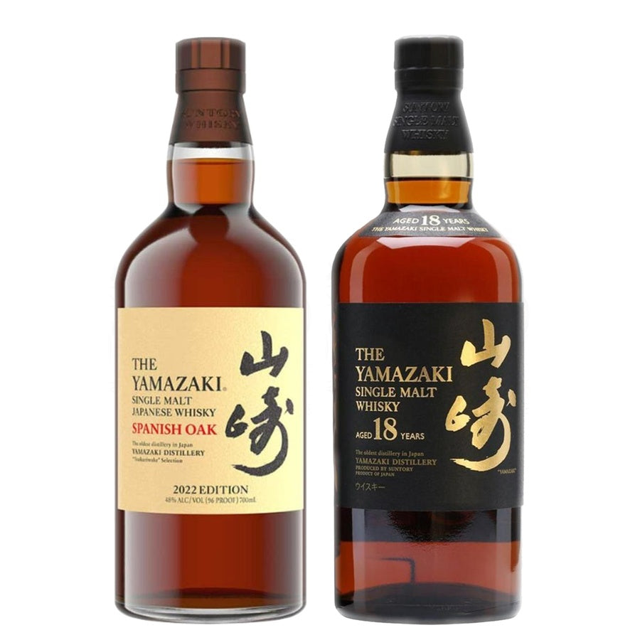 Yamazaki Spanish Oak Edition 2022 and Yamazaki 18 Year