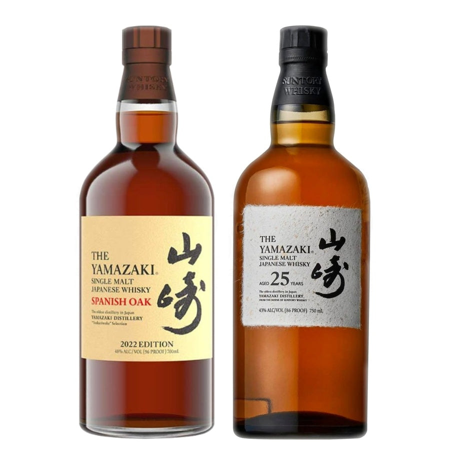 Yamazaki Spanish Oak Edition 2022 and Yamazaki 25 Year