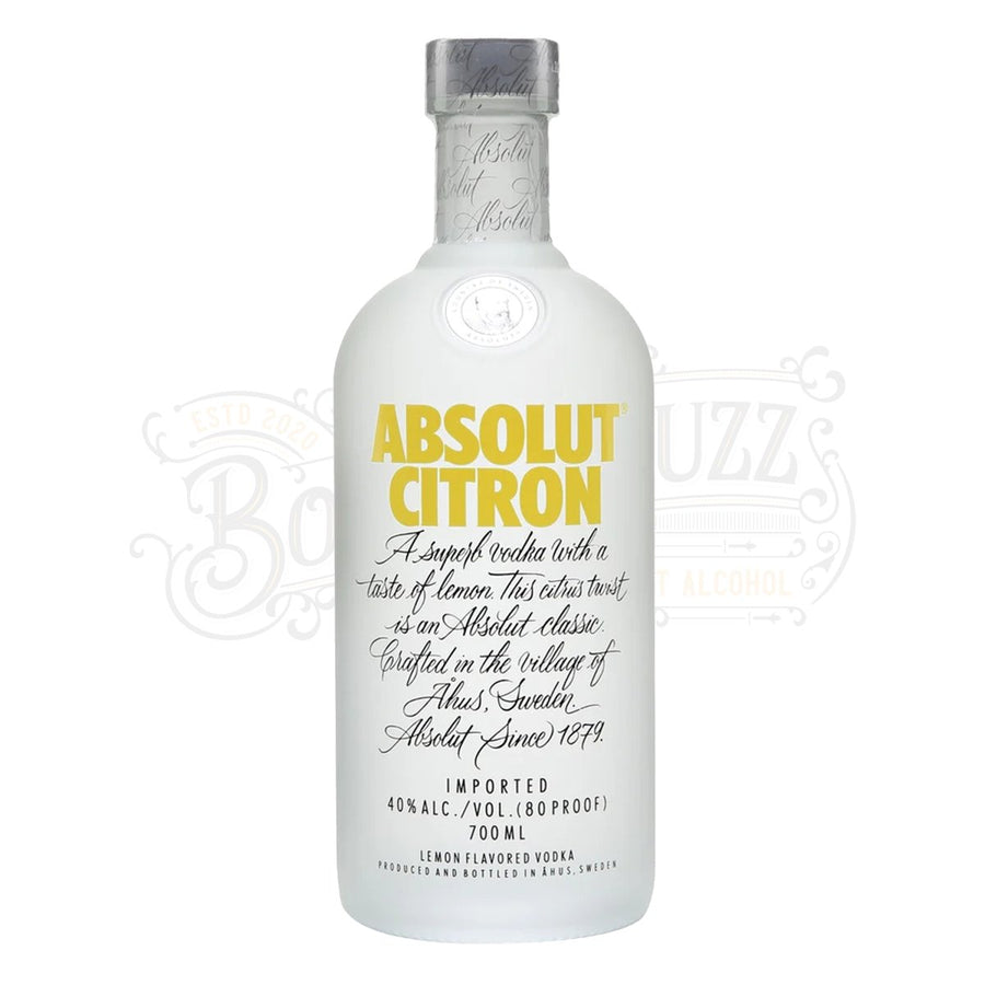 Absolut Citron Vodka - BottleBuzz