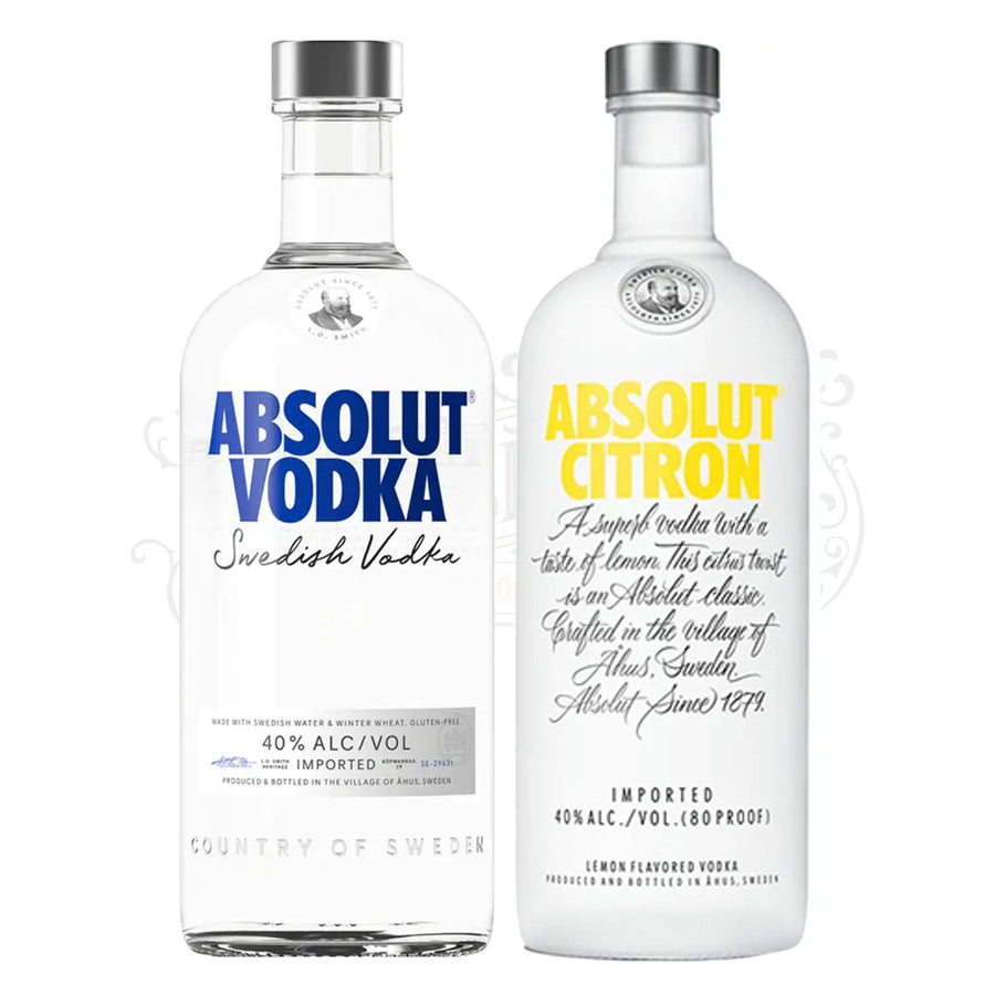Absolut Vodka & Citron Bundle - BottleBuzz