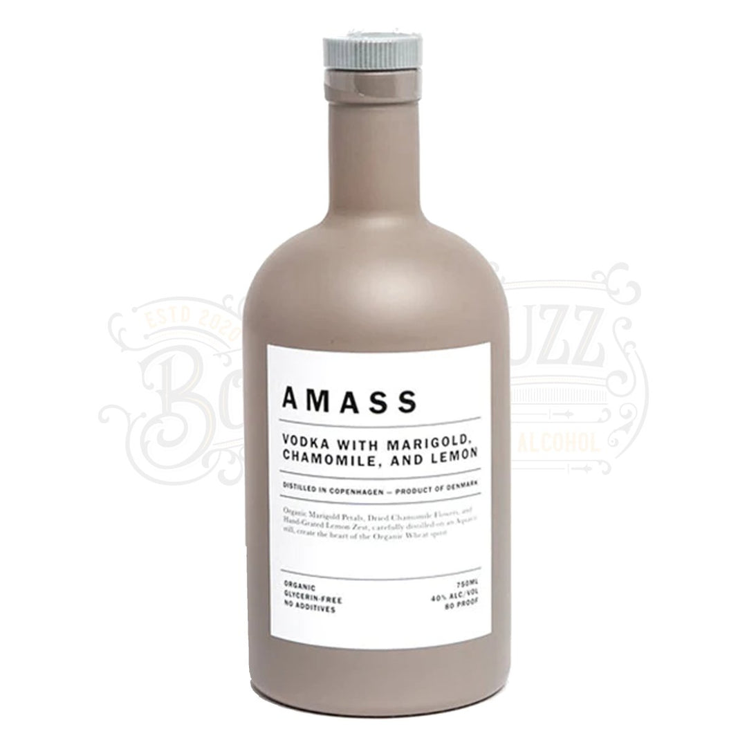 AMASS Vodka with Marigold Chamomile & Lemon Zest - BottleBuzz