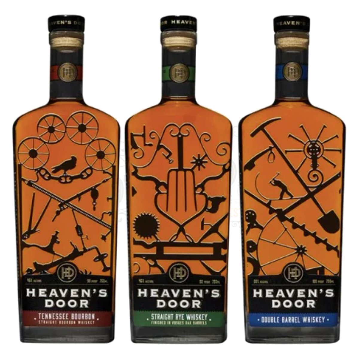 Bob Dylan's Heaven's Door Whiskey Set 3 Pack - BottleBuzz
