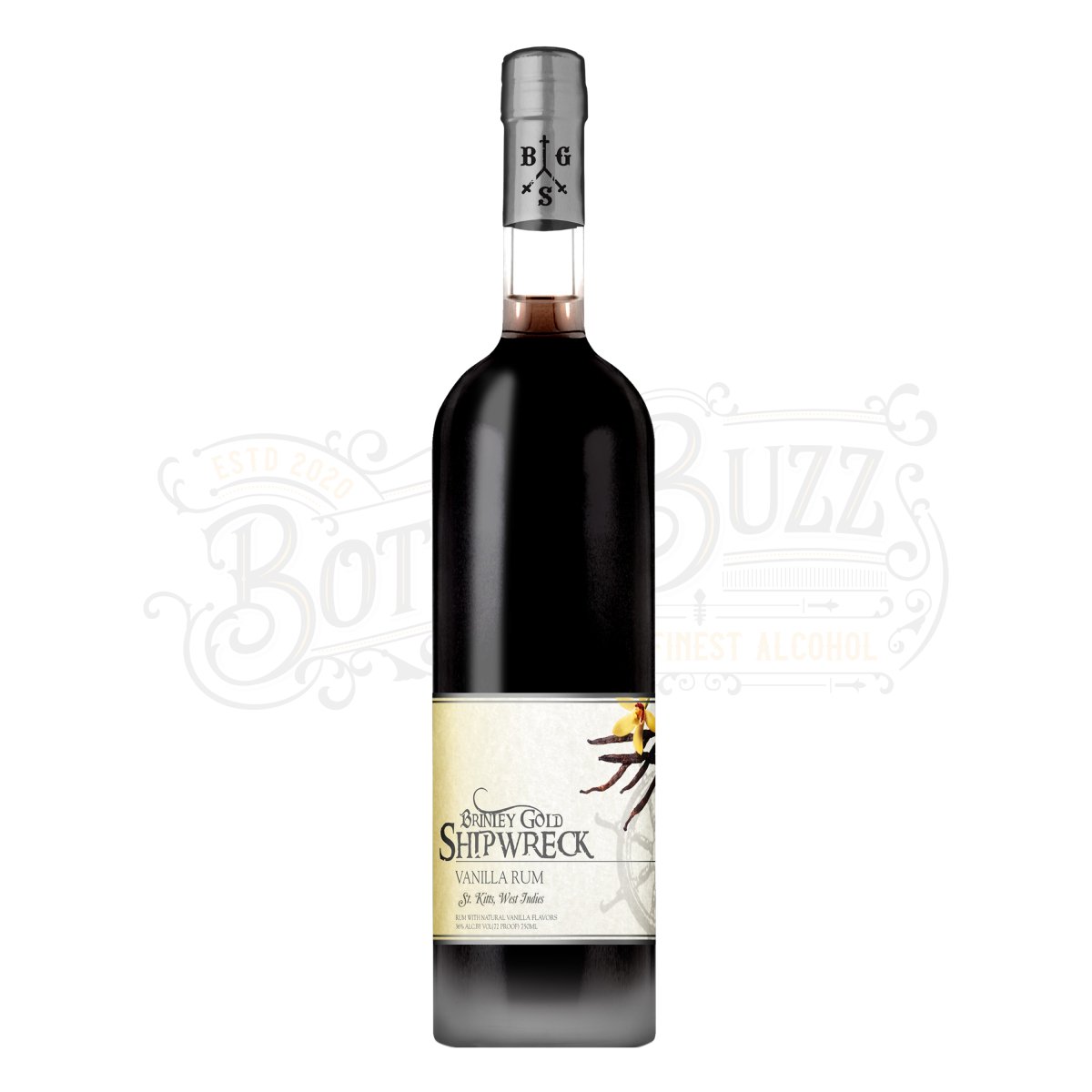 Brinley Gold Shipwreck Vanilla Rum - BottleBuzz