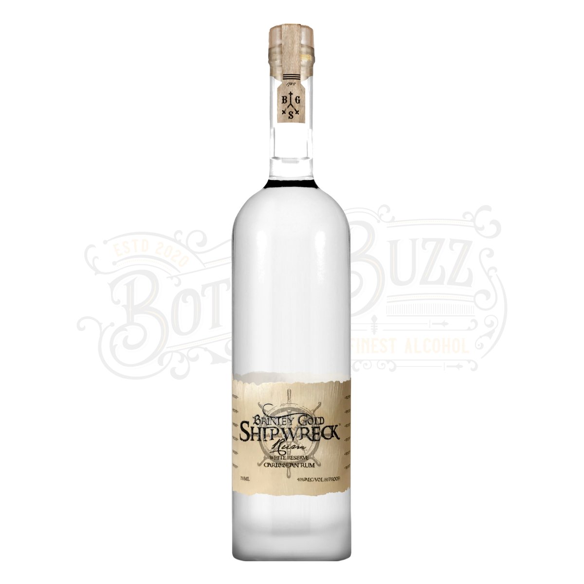 Brinley Gold Shipwreck White Reserve Rum - BottleBuzz