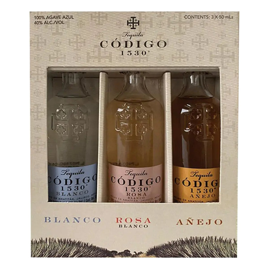 Código 1530 Tequila 3 Pack 50ml Gift Set - BottleBuzz