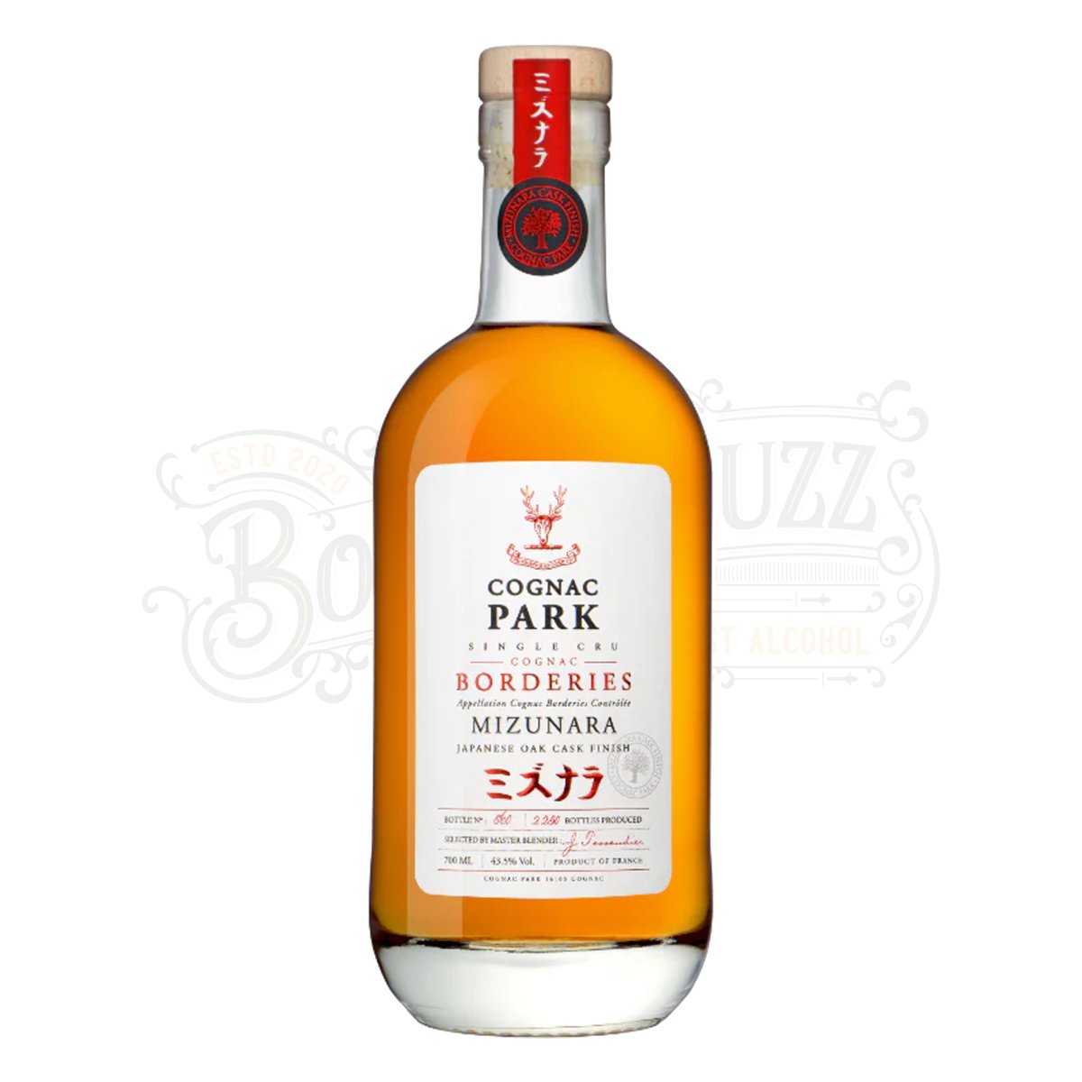 Cognac Park Mizunara Japanese Oak Cask Finish Single Cru Borderies Cognac - BottleBuzz