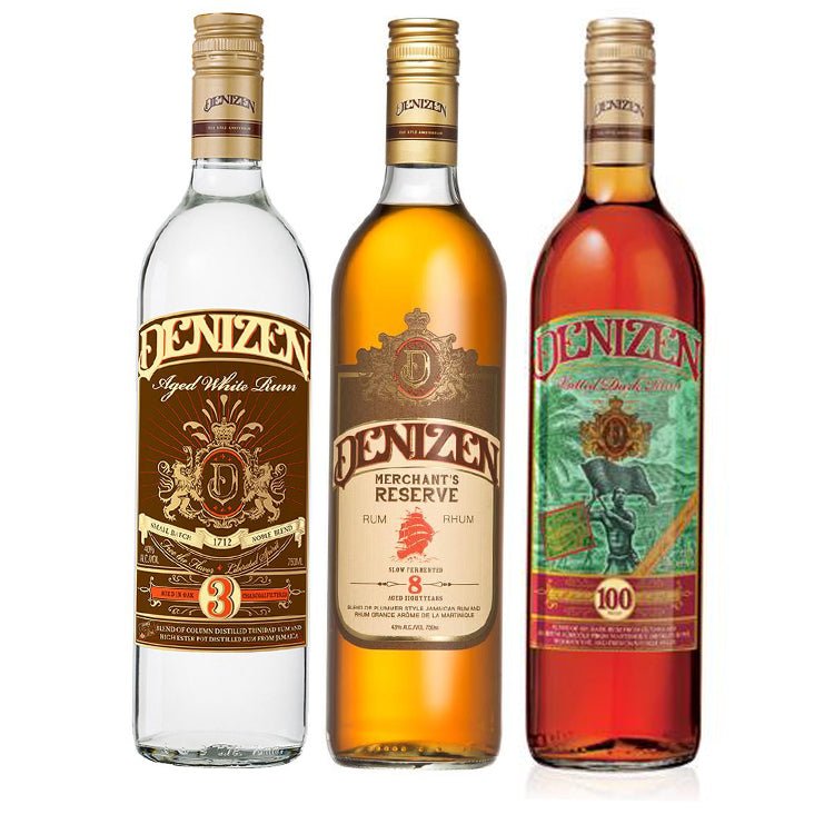 Denizen White, Denizen Merchant's Reserve, Denizen Vatted Dark Rum Bundle - BottleBuzz