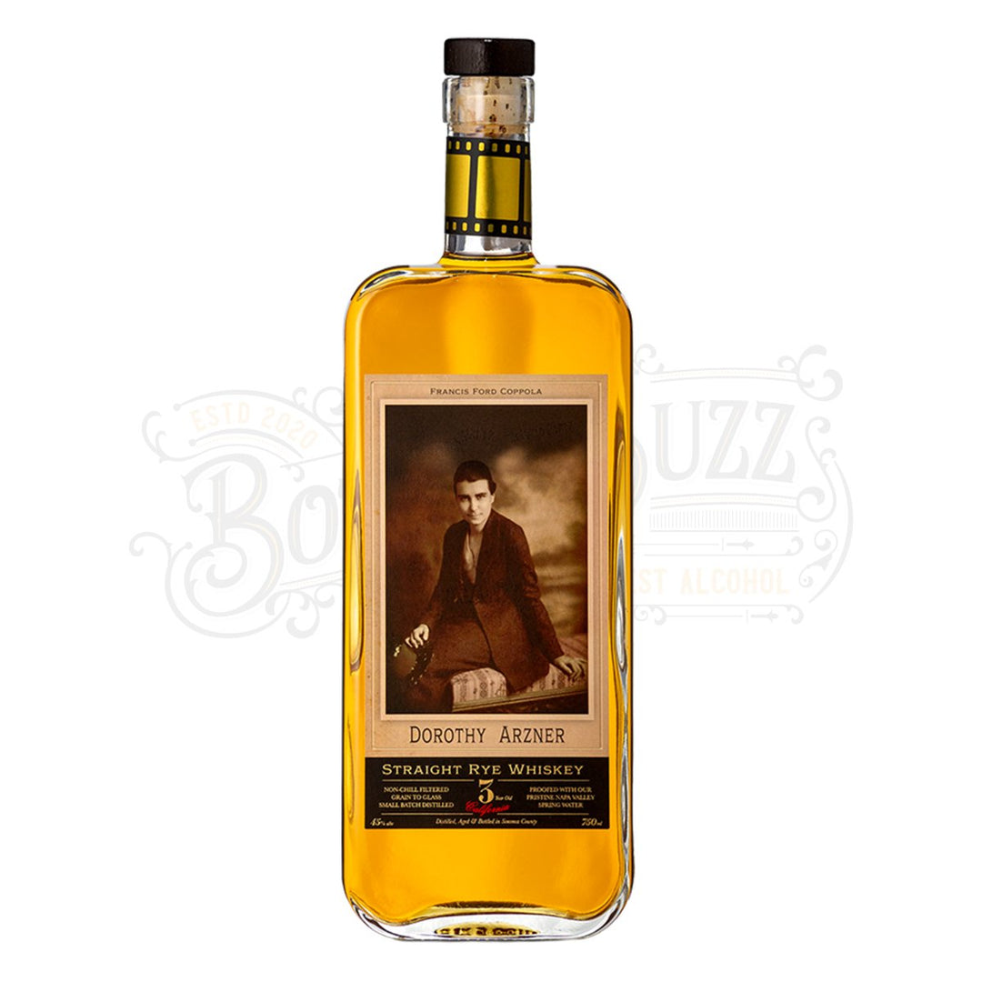 Dorothy Arzner Straight Rye Whiskey - BottleBuzz