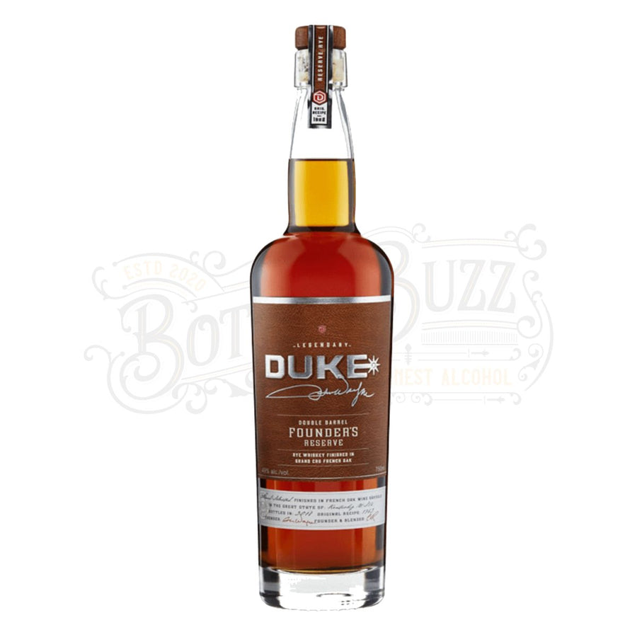 Duke Rye Whiskey Double Barrel Founder's Reserve - BottleBuzz