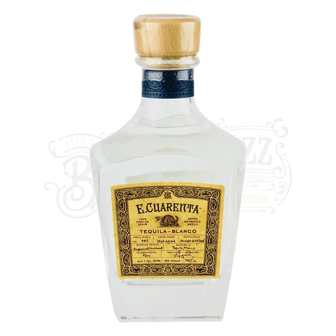 E. Cuarenta Tequila Blanco - BottleBuzz