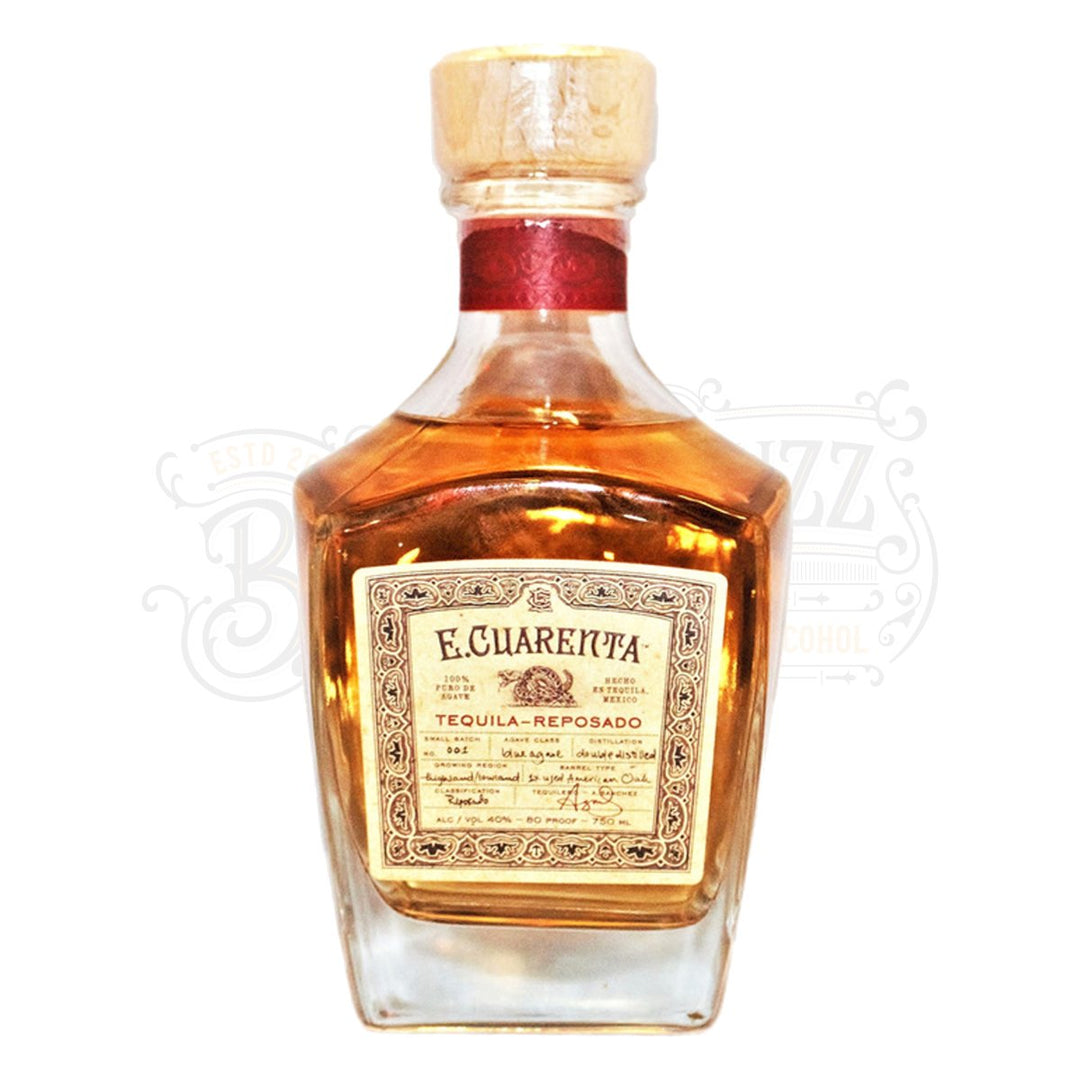 E. Cuarenta Tequila Reposado - BottleBuzz