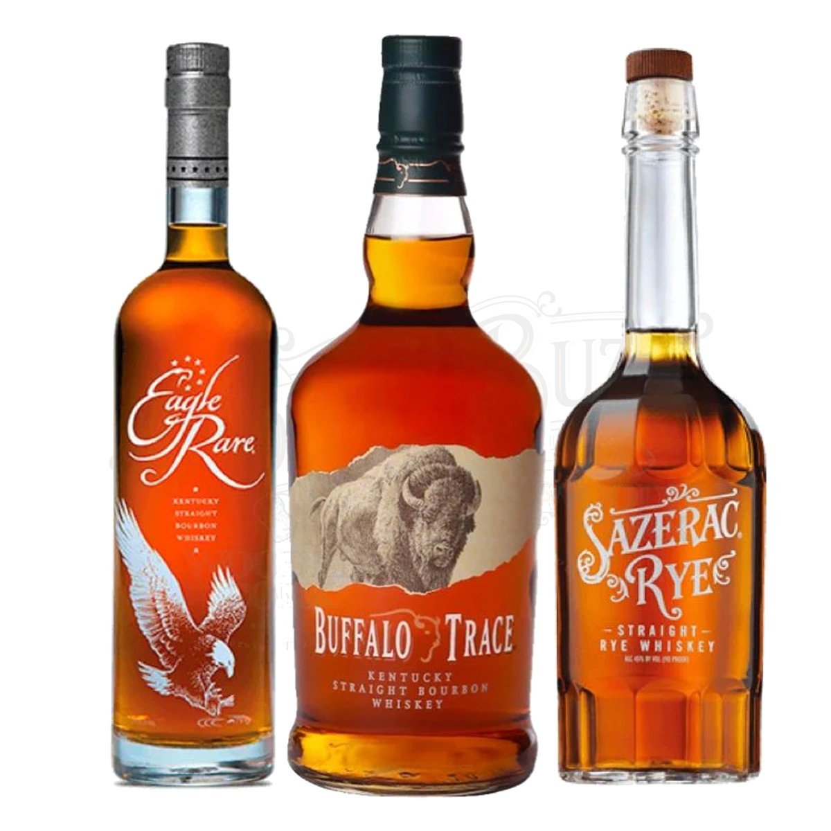 Eagle Rare 10 Year & Buffalo Trace Bourbon & Sazerac Rye Bundle - BottleBuzz