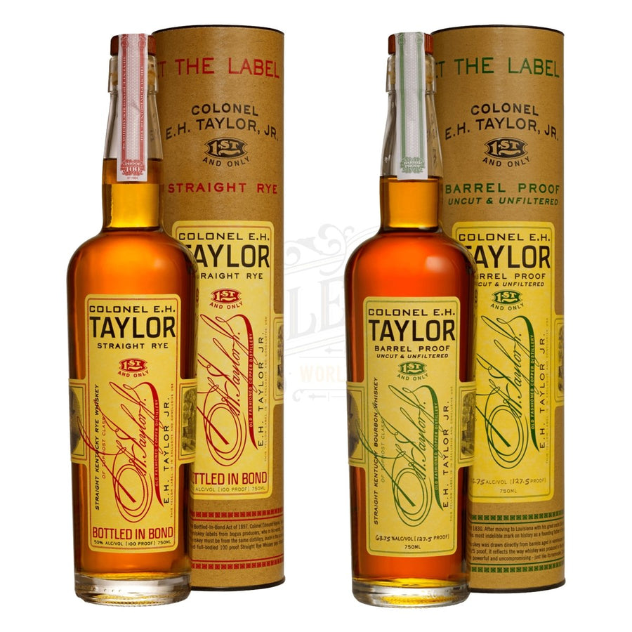 E.H. Taylor Straight Rye Bourbon & Barrel Proof Bundle - BottleBuzz