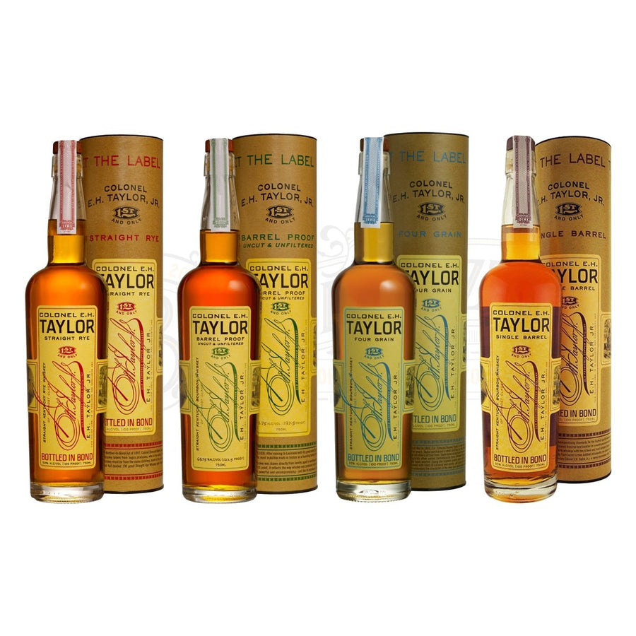 E.H. Taylor Straight Rye Bourbon, Barrel Proof, Four Grain & Single Bundle - BottleBuzz