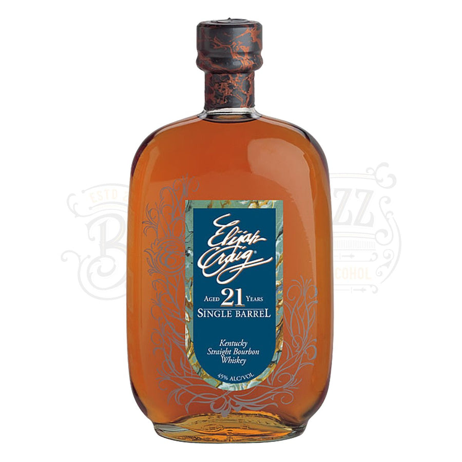 Elijah Craig 21 Year Old Single Barrel Bourbon - BottleBuzz