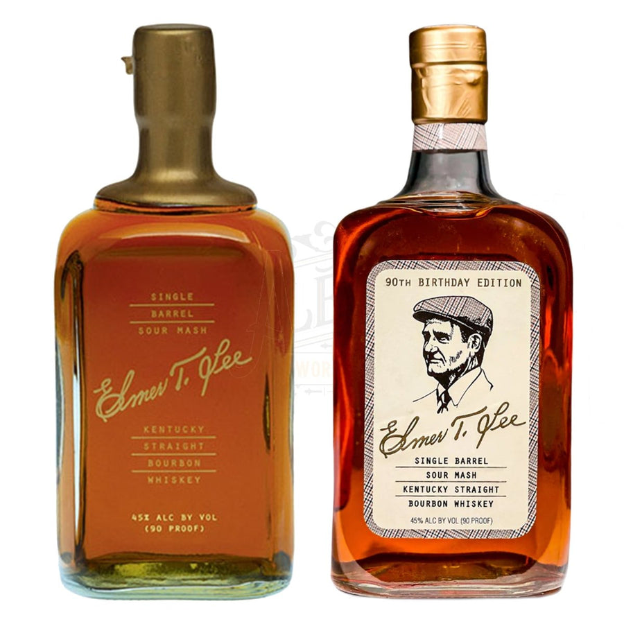 Elmer T. Lee 'Gold Wax' Bourbon & 90th Birthday Edition Bundle - BottleBuzz