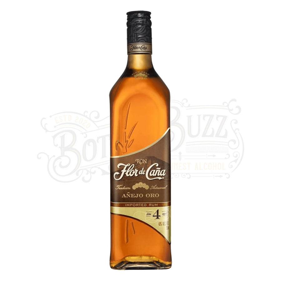 Flor De Caña Añejo Oro 4 Yr. Rum - BottleBuzz